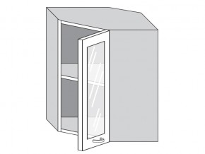 1.60.3у Шкаф настенный (h=720) угловой на 600мм со стекл. дверцей в Ханты-Мансийске - hanty-mansijsk.magazin-mebel74.ru | фото