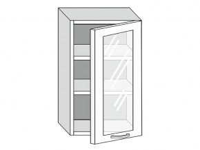 19.50.3 Шкаф настенный (h=913) на 500мм с 1-ой стекл. дверцей в Ханты-Мансийске - hanty-mansijsk.magazin-mebel74.ru | фото