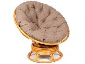 Кресло-качалка Papasan w 23/01 B с подушкой Honey, экошерсть Коричневый в Ханты-Мансийске - hanty-mansijsk.magazin-mebel74.ru | фото