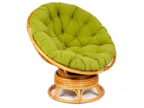 Кресло-качалка Papasan w 23/01 B с подушкой Honey, флок Олива в Ханты-Мансийске - hanty-mansijsk.magazin-mebel74.ru | фото