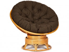 Кресло-качалка Papasan w 23/01 B с подушкой Honey, ткань Коричневый в Ханты-Мансийске - hanty-mansijsk.magazin-mebel74.ru | фото