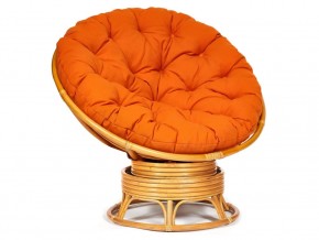 Кресло-качалка Papasan w 23/01 B с подушкой Honey, ткань Оранжевый в Ханты-Мансийске - hanty-mansijsk.magazin-mebel74.ru | фото