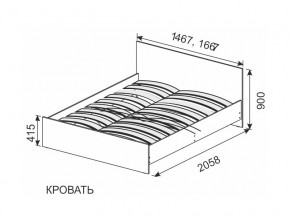 Кровать 1600х2000 ортопедическое основание в Ханты-Мансийске - hanty-mansijsk.magazin-mebel74.ru | фото