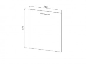П 60 Комплект для посудомоечной машины 600 мм (цоколь + фасад) ЛДСП в Ханты-Мансийске - hanty-mansijsk.magazin-mebel74.ru | фото